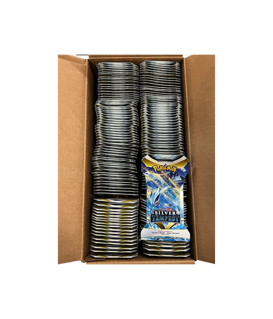 Silver Tempest Sleeved Booster Case (144 Packs)