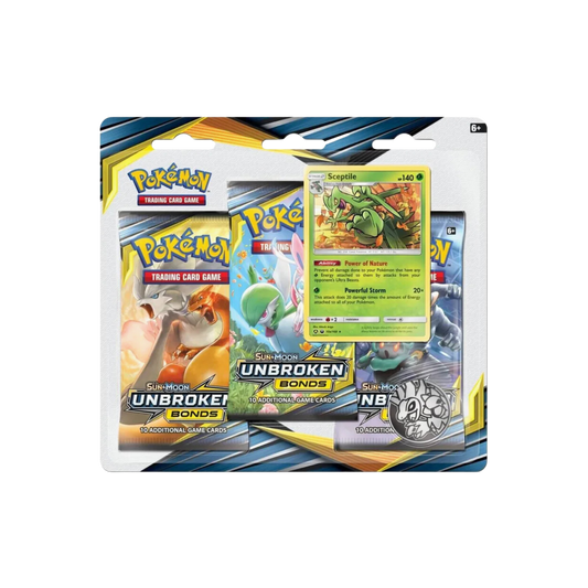 Unbroken Bonds 3 Pack Blister (Sceptile)